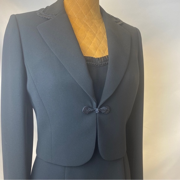 2PC black dress and jacket - Picture 5 of 10